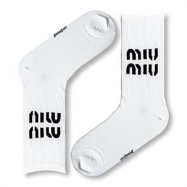 جوراب اسپرت ساقدار MIU MIU درشت
