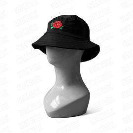 کلاه باکت کتان گل رز