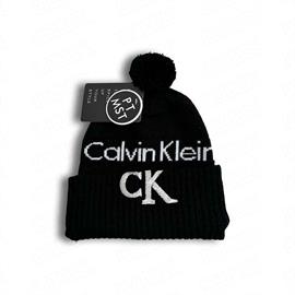 کلاه بافت پوم دار CK