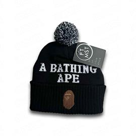 کلاه بافت پوم دار BAPE